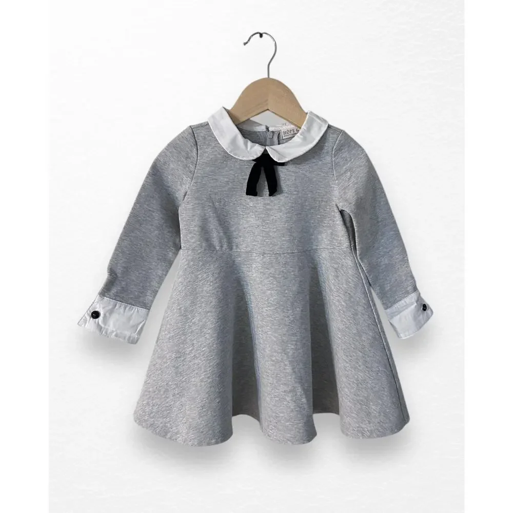Hope & Henry French Look Ponte Dress, 18-24 Months